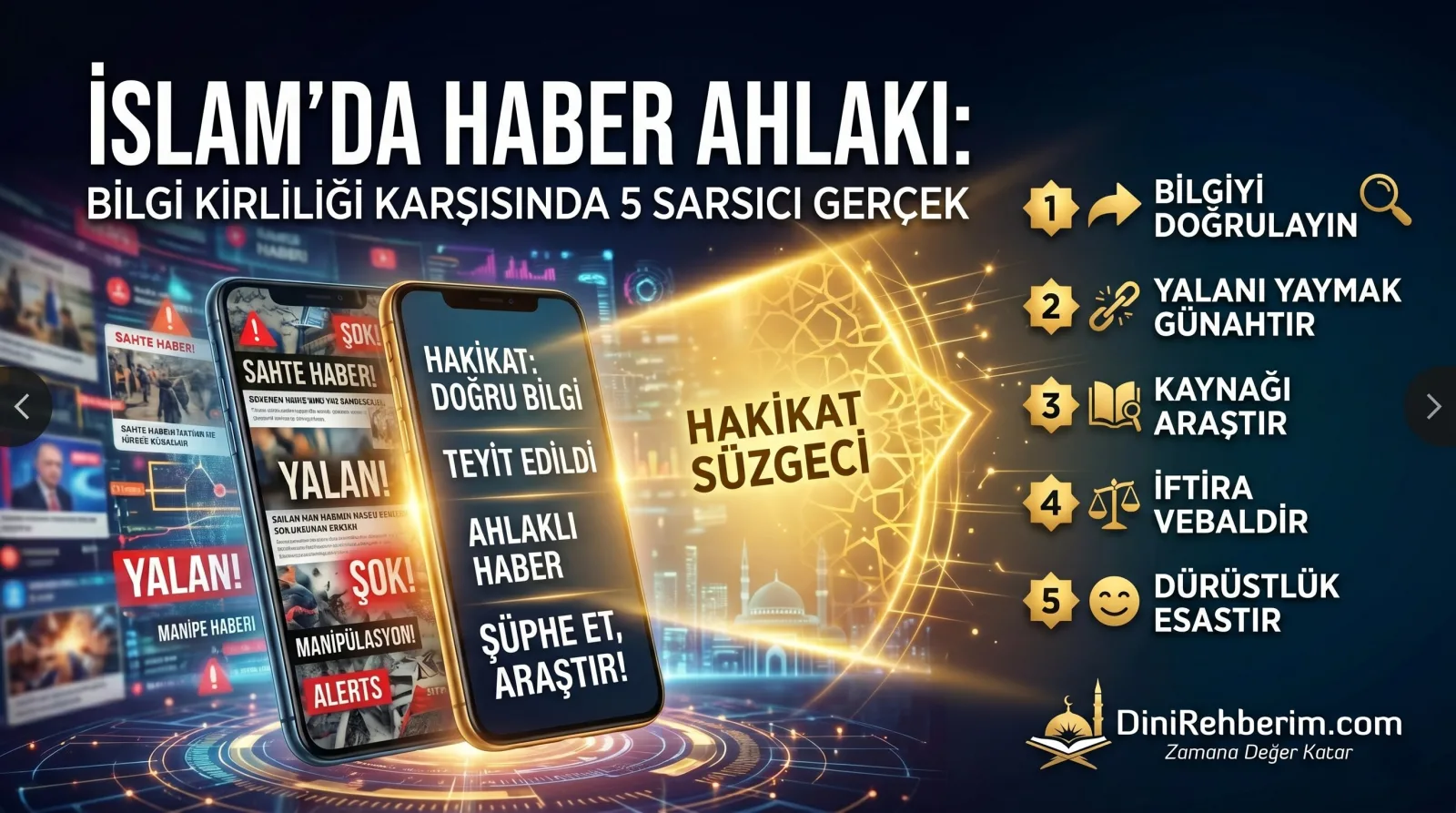 İslam'da Haber Ahlakı Bilgi Kirliliği Karşısında 5 Sarsıcı Gerçek